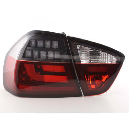 Kit feux arrière LED BMW Série 3 E90 Limo 05-08 rouge / noir