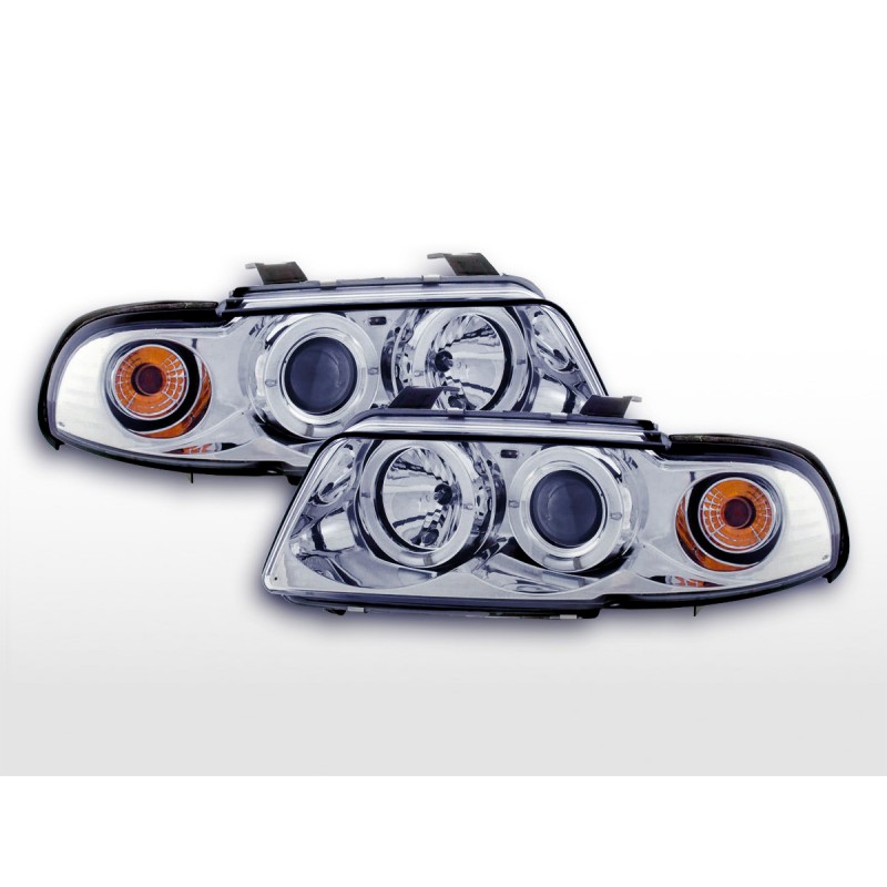 Phare avant Audi A4 type B5 99-01 chrome
