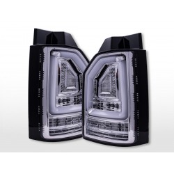 Feux arrière LED VW T6 à partir de 2016 version porte hayon chromé