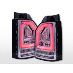 Feux arrière LED VW T6 à partir de 2016 version porte hayon chromé