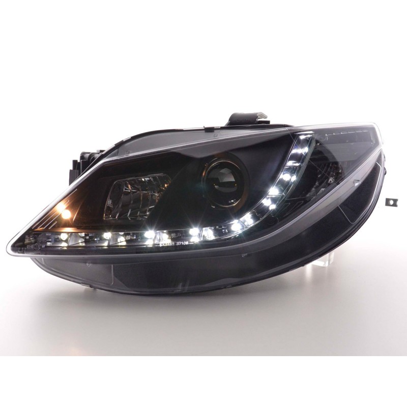 Phare Daylight LED DRL look Seat Ibiza type 6J 08- noir