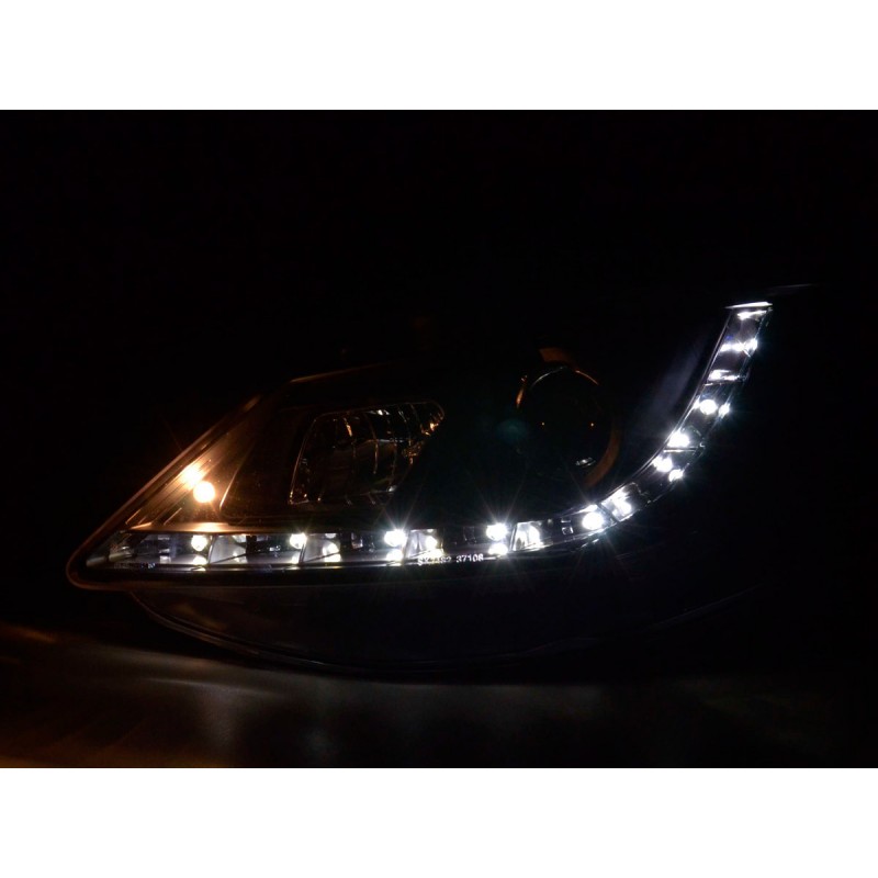 Phare Daylight LED DRL look Seat Ibiza type 6J 08- noir