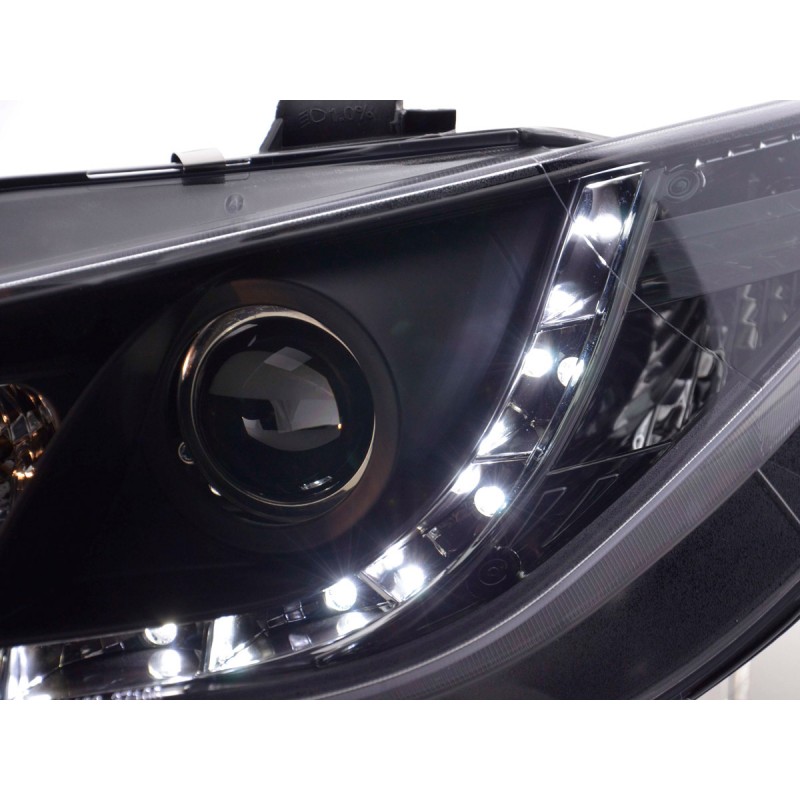 Phare Daylight LED DRL look Seat Ibiza type 6J 08- noir