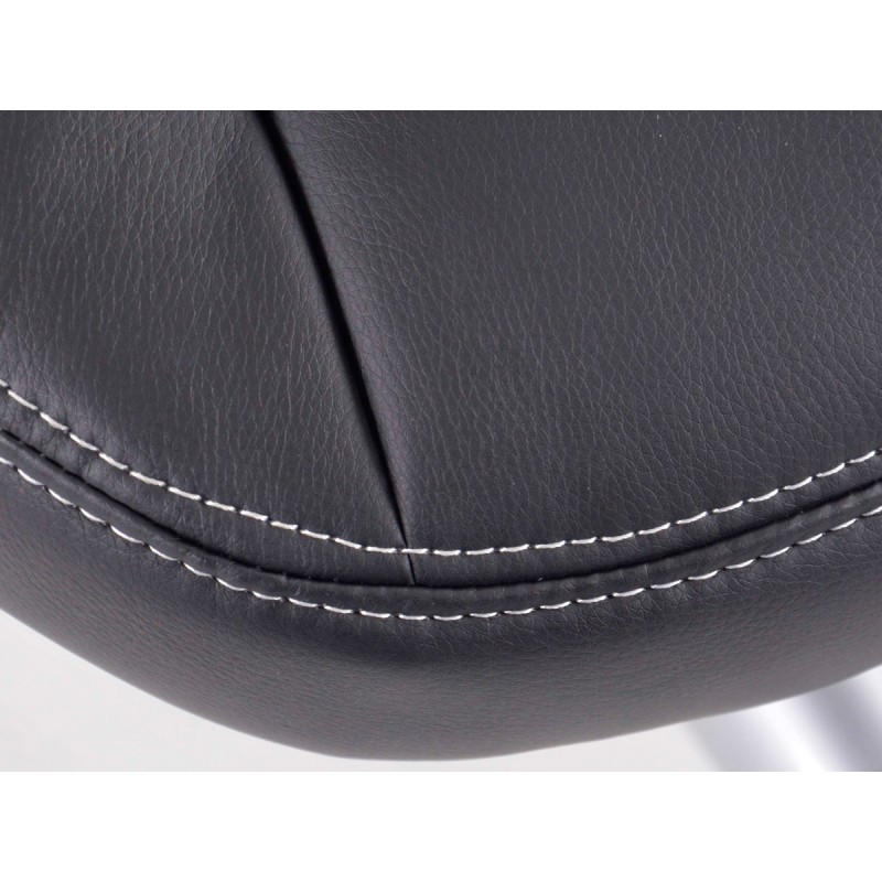 FK Fauteuil de direction Chaise de bureau pivotante Buffalo noir Chaise de direction Chaise pivotante Chaise de bureau