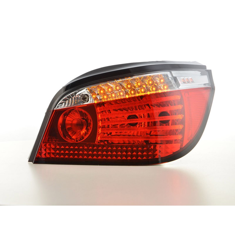 Kit feux arrière LED Lightbar BMW Série 5 E60 Limo 07-09 rouge / clair