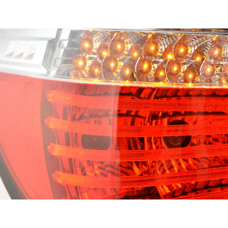 Kit feux arrière LED Lightbar BMW Série 5 E60 Limo 07-09 rouge / clair