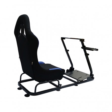 Siège de jeu FK Simulateur de course de siège de jeu eGaming Seats Monaco noir / bleu