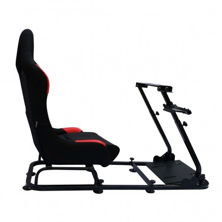 Siège de jeu FK Simulateur de course de siège de jeu eGaming Seats Monaco noir / rouge