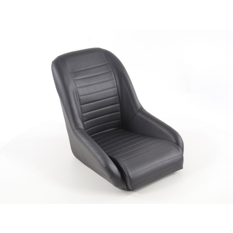 Sièges baquets FK oldtimer complets en noir look rétro