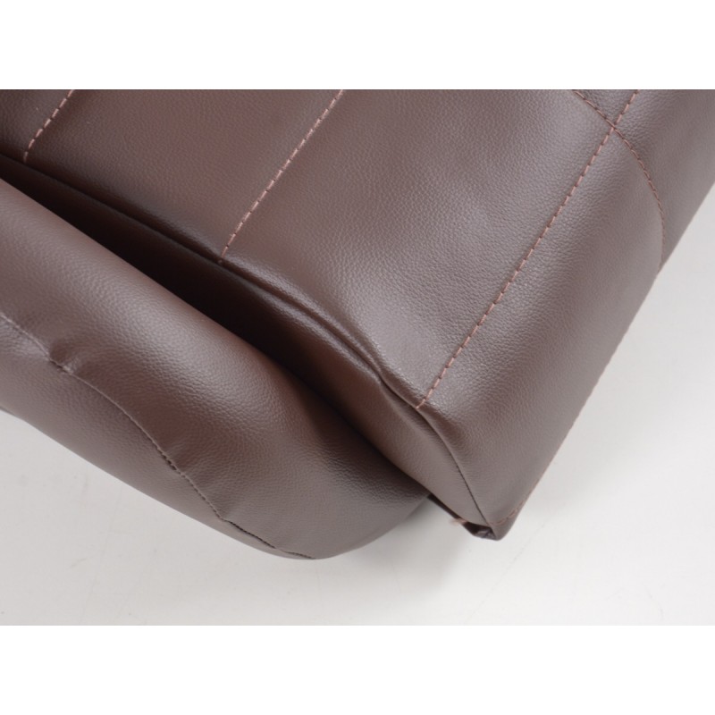 Sièges baquets complets FK Oldtimersitze Car au look rétro, marron foncé