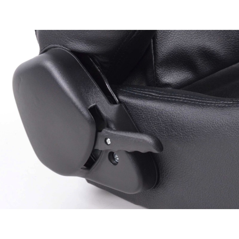 Sièges sport FK Sièges auto demi-coque Set Edition 1 cuir synthétique noir