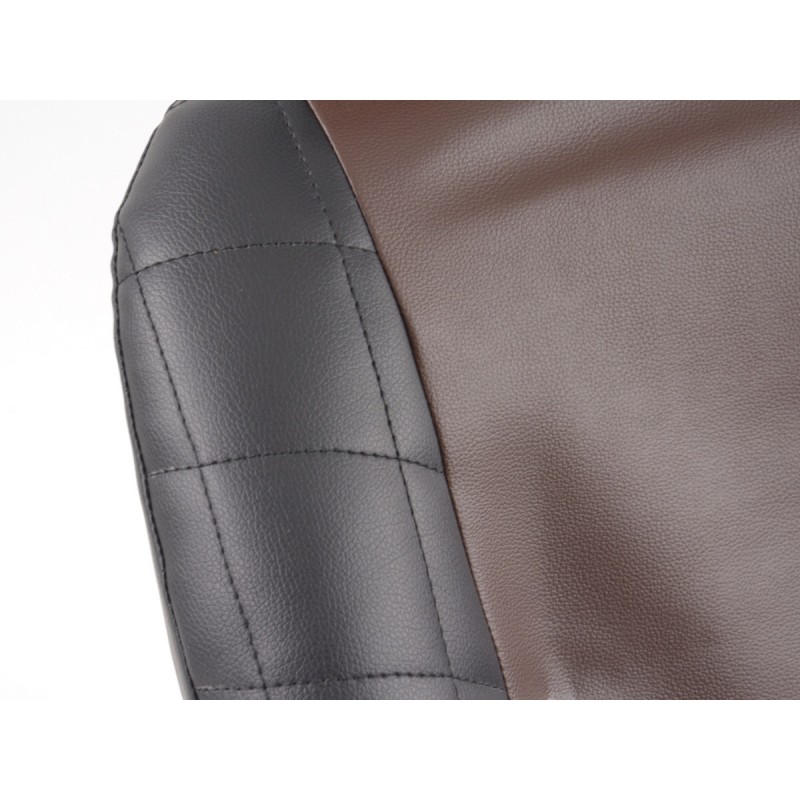 Sièges baquets complets FK Oldtimersitze Car au look rétro noir / marron foncé