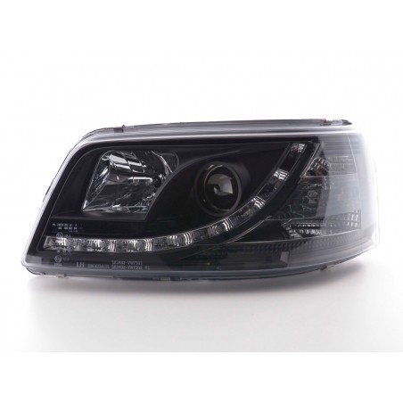 Phare Daylight LED look DRL bus VW type T5 03-09 noir