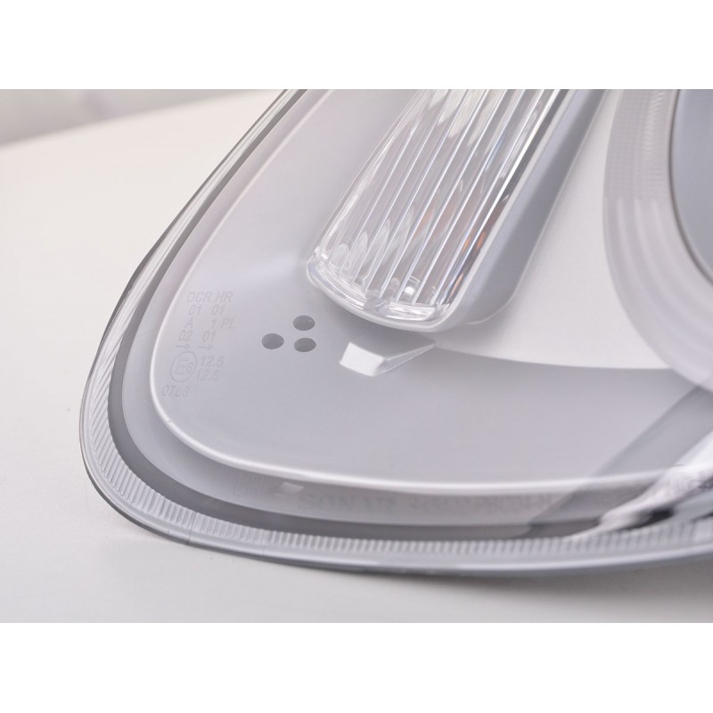 Phares Daylight LED DRL look Porsche Boxster type 987 04-09 argent