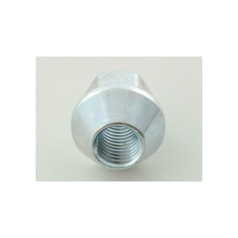 Jeu d'écrous de roue (10 pièces) Longueur 34 mm, collier conique M12x1,5 argent