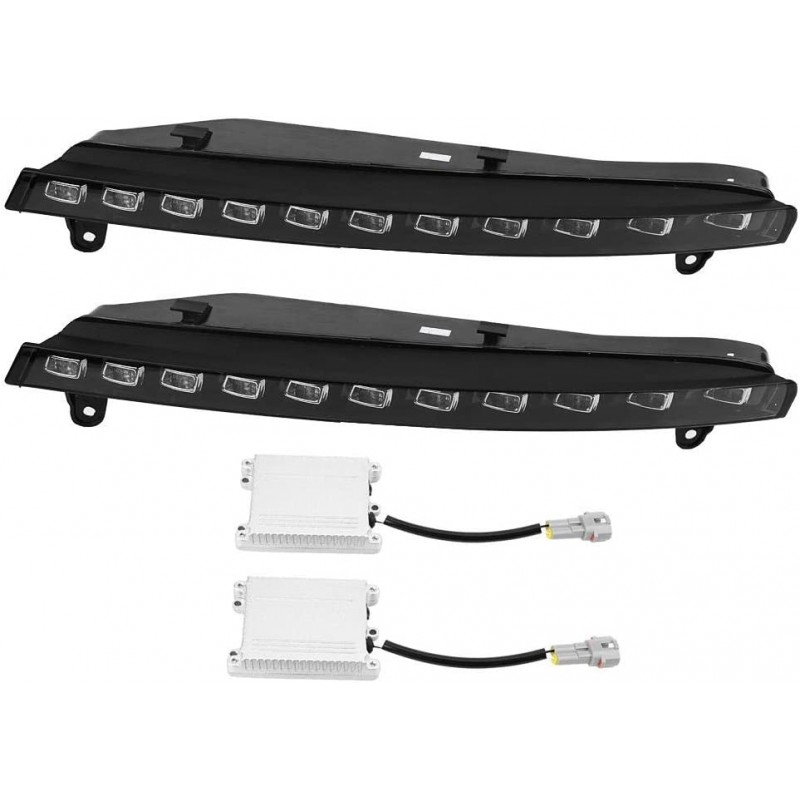 Feux de jour / clignotants LED 2 couleurs pour Audi Q7 06-09