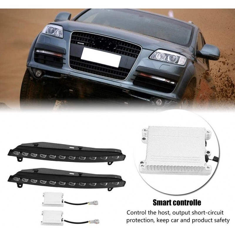 Feux de jour / clignotants LED 2 couleurs pour Audi Q7 06-09