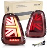 VLAND LED Phares pour 2007-2015 Mini Cooper hatch R56 / Clubman R55 / Convertible R57 / Coupe R58 / Roadster R59 Feux Avant, DRL