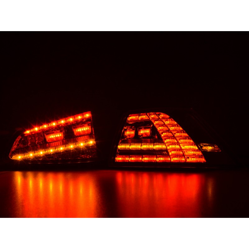 Kit feux arrières LED VW Golf 7 à partir de 2012 chrome