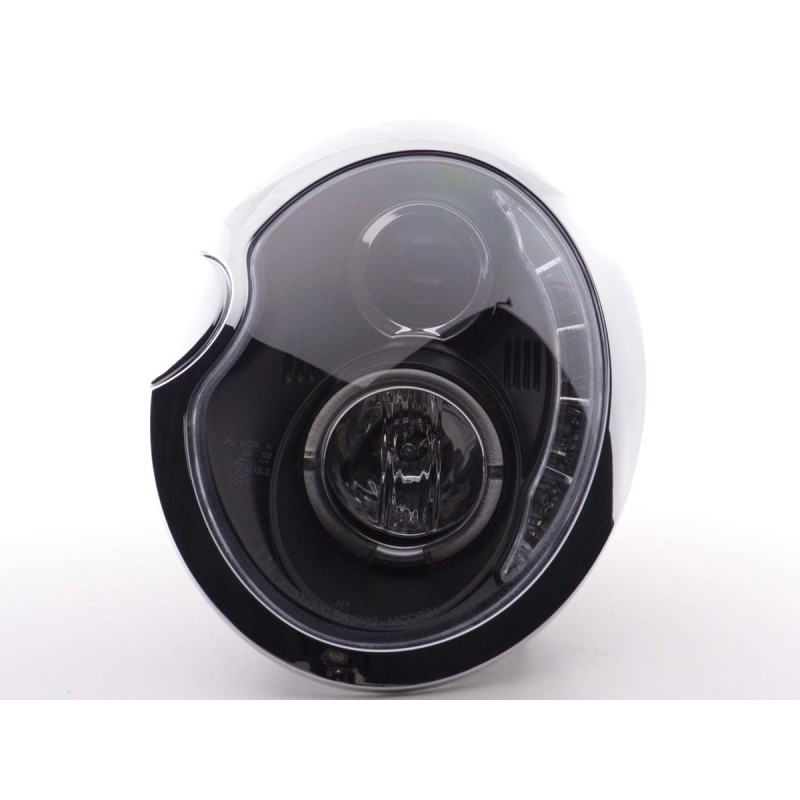 Phare Daylight LED DRL look Mini Cooper type R50 01-06 noir