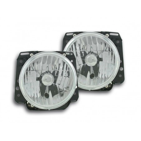 Phares VW Golf 2 type 19 84-91 cristal chrome Phares VW Golf 2 type 19 84-91 cristal chrome
