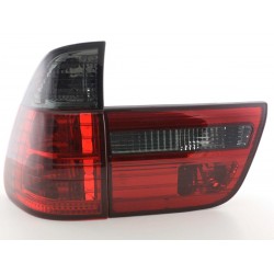 Jeu de feux arrière BMW X5 type E53 X53 98-03 noir / rouge