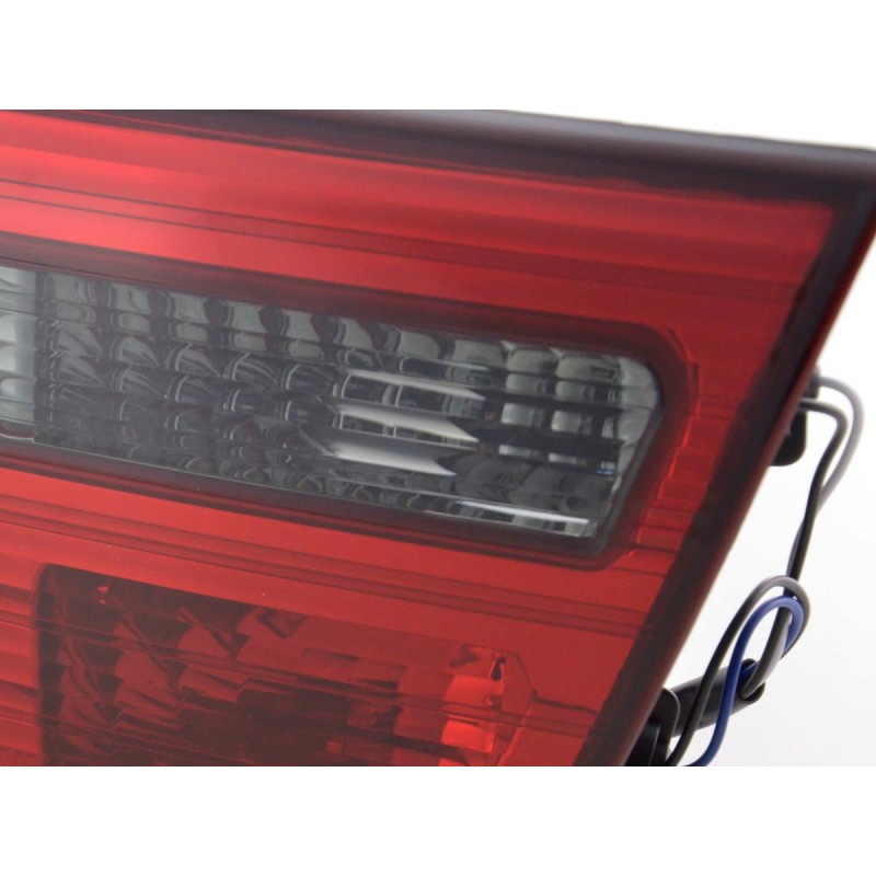 Jeu de feux arrière BMW X5 type E53 X53 98-03 noir / rouge