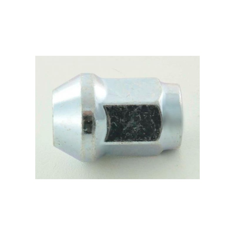 Jeu d'écrous de roue (10 pcs.) Longueur 35 mm, collier conique M14X1,5 argent