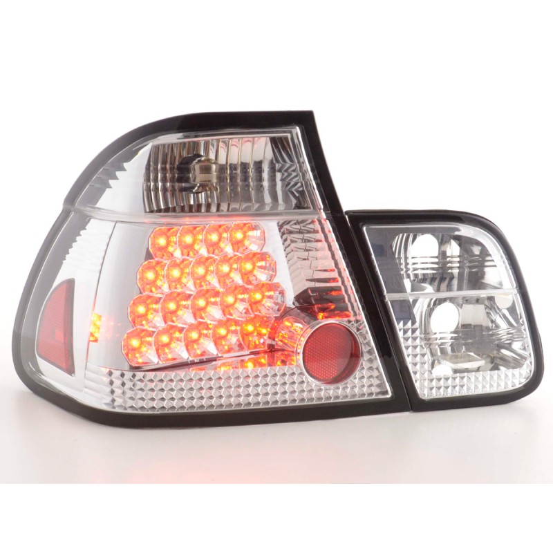 Feux arrière à LED BMW Série 3 berline type E46 01-05 chrome