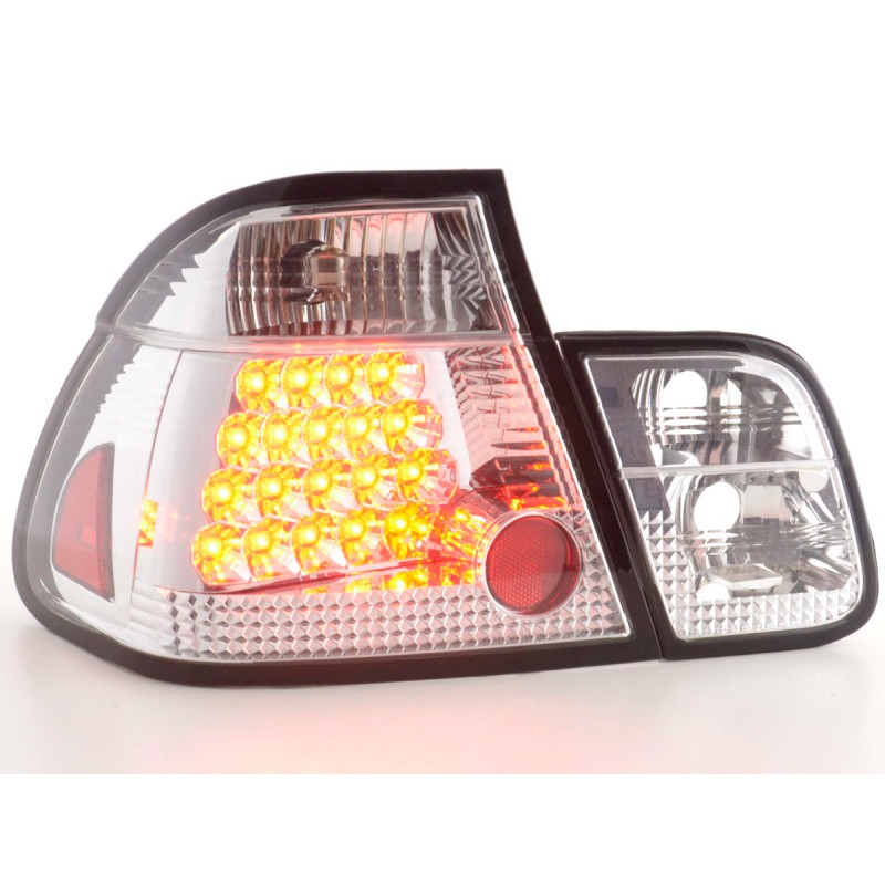 Feux arrière à LED BMW Série 3 berline type E46 01-05 chrome