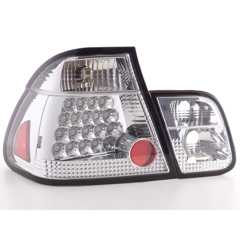 Feux arrière à LED BMW Série 3 berline type E46 01-05 chrome