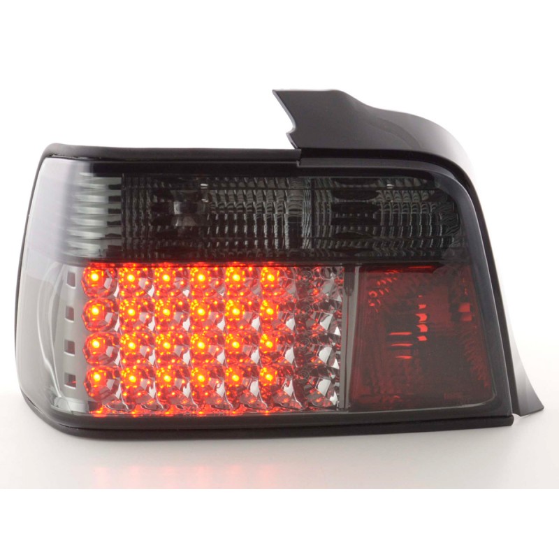 Feux arrière à LED set BMW Série 3 berline type E36 91-98 noir