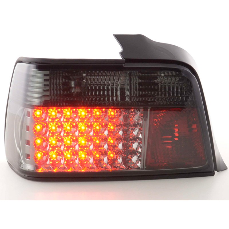 Feux arrière à LED set BMW Série 3 berline type E36 91-98 noir