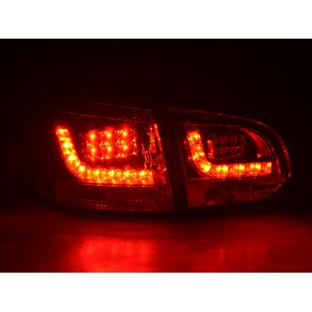 Kit feux arrières à LED VW Golf 6 type 1K 2008-2012 clair / rouge pour conduite à droite