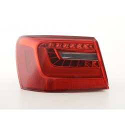 Pièces d'usure feu arrière LED gauche Audi A6 Avant (4G) 2010- rouge / clair