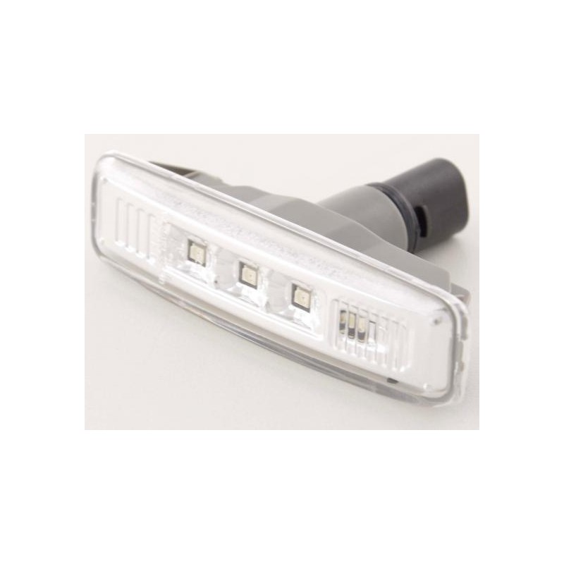 Jeu de clignotants latéraux à LED BMW 5er E39, chrome