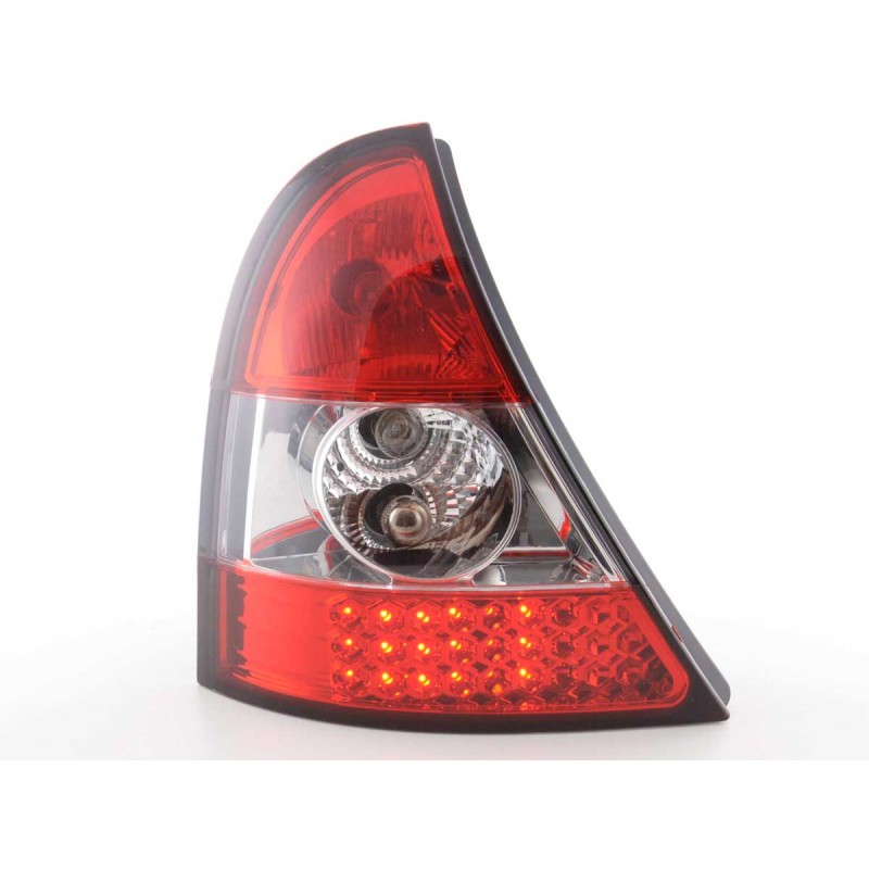 Kit feux arrières LED Renault Clio type B 01-04 clair / rouge