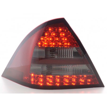 Kit feux arrière LED Mercedes Classe C W203 Limo 05-07 rouge / noir