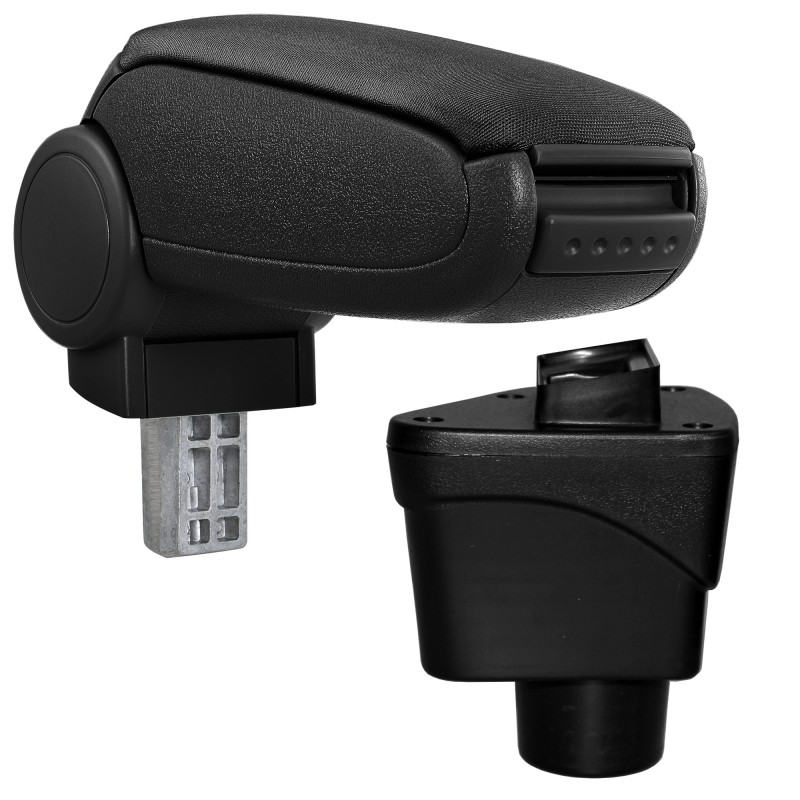 HTD076 Accoudoir central Ford EcoSport 2 2012-2018, Couvercle en tissu noir 