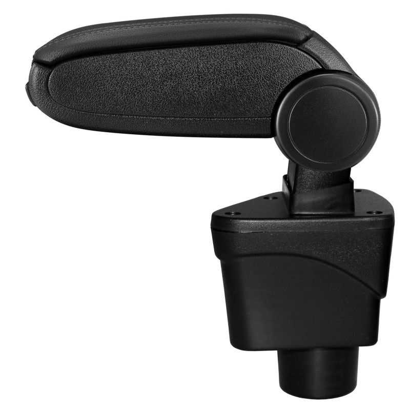 HTD076 + LC501 Accoudoir central Ford EcoSport 2 avec compartiment de rangement, Couvercle en simili cuir noir