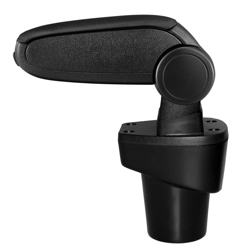 HTD075 Accoudoir central Citroen C1,2 Peugeot 108 avec compartiment de rangement, Couvercle en tissu noir 