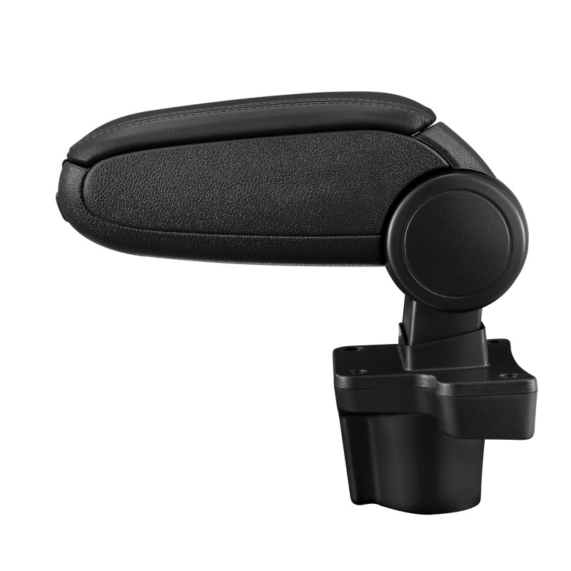 HTD063 + LC501 Accoudoir central Mazda 2 DJ avec compartiment de rangement, Couvercle en simili cuir noir