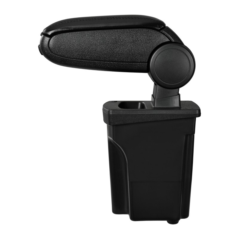 HTD052 + LC501 Accoudoir central Hyundai i30 GD avec compartiment de rangement, Couvercle en simili cuir noir