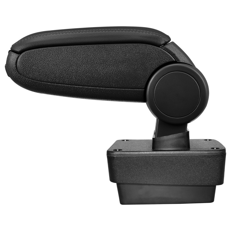 HTD049 + LC501 Accoudoir central Skoda Fabia III avec compartiment de rangement, Couvercle en simili cuir noir