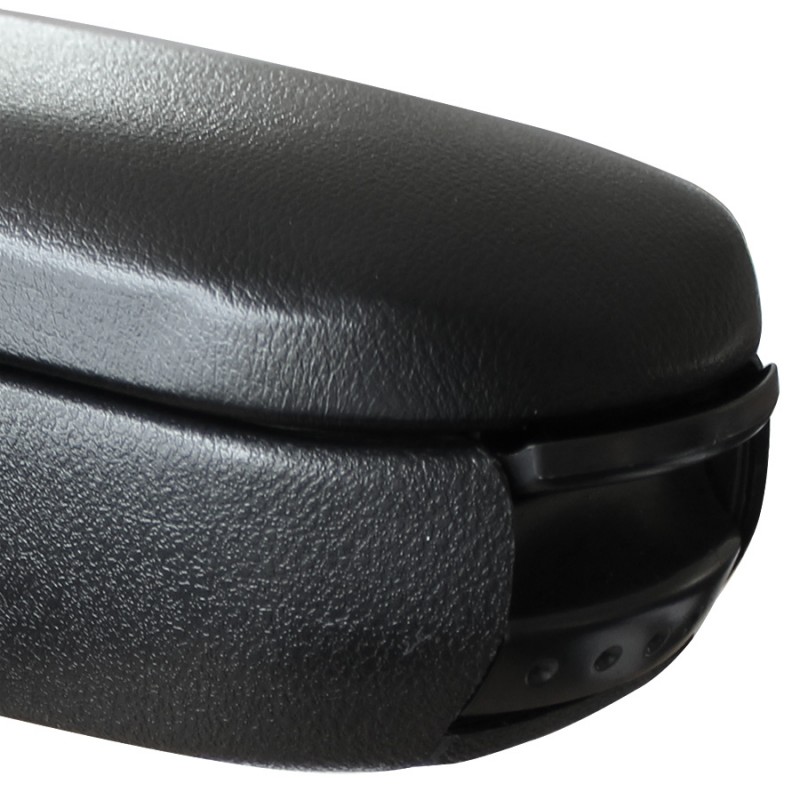 1145-leather-black Accoudoir central VW Bora IV Beetle avec compartiment de rangement Faux Leather Black