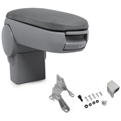 1145-textile-grey Accoudoir central AUDI A4 avec compartiment de rangement Textile Grey