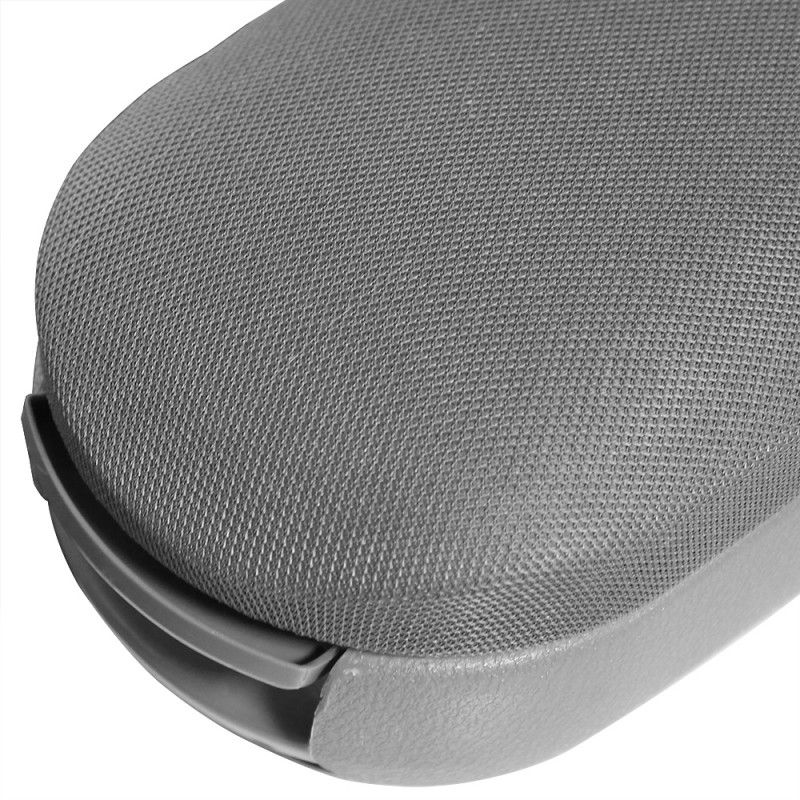 1144-textile-grey Accoudoir central VW Golf 4 Bora Beetle avec compartiment de rangement Textile Grey