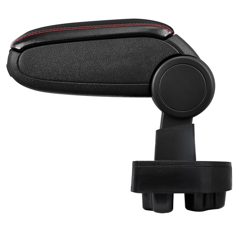 HTD004 + LC502 Accoudoir central Opel Corsa C avec compartiment de rangement Imitation leather Black avec couture rouge 