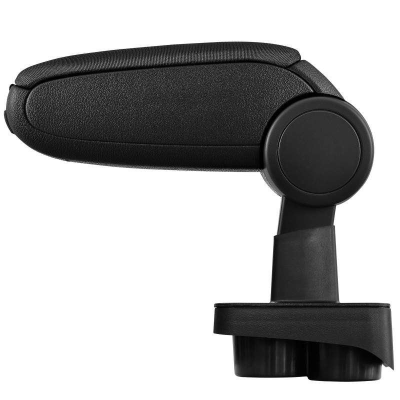 BVWPL3H20-N Accoudoir central VW Polo 9N avec compartiment de rangement, Couvercle en tissu noir 
