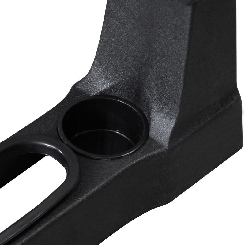 1132 Accoudoir central Ford Fiesta 1995-2002 Mazda 121 avec compartiment de rangement, Couvercle en simili cuir noir